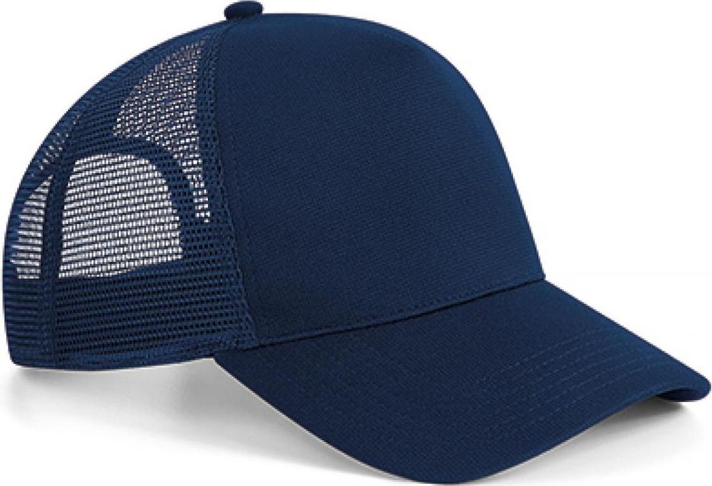 Beechfield B642 | Microknit Snapback Trucker - Snapback-Verschluss - Farbe: French Navy - Größe: One Size