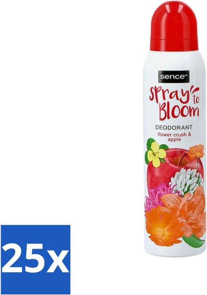 Sence - Body-X Women - Deodorant - Spray - 150 ml - Vorteilspack - 25 Stücke