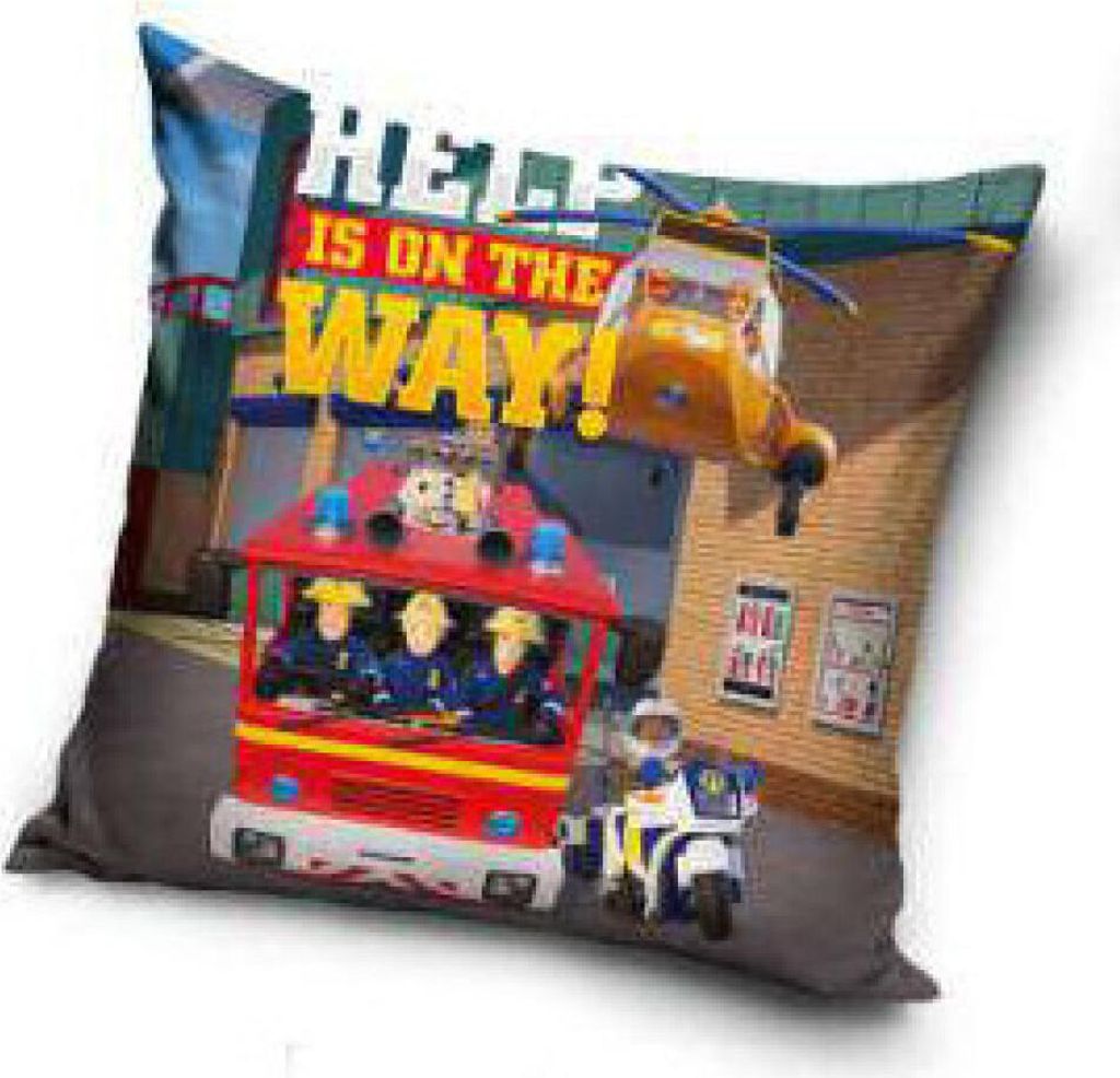 Feuerwehrmann Sam Way Dekokissen 40x40 cm