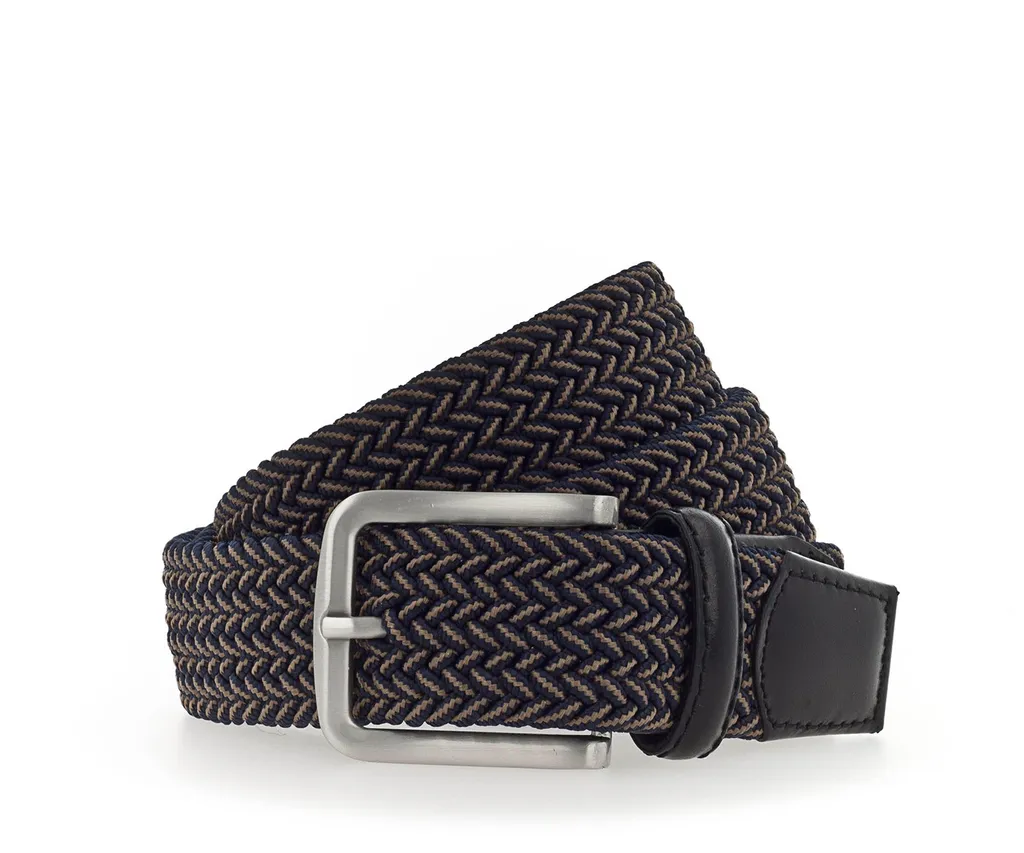 Cintura Vanzetti A Day at the Seaside 35mm Brown Blue W110 | Acquista Online