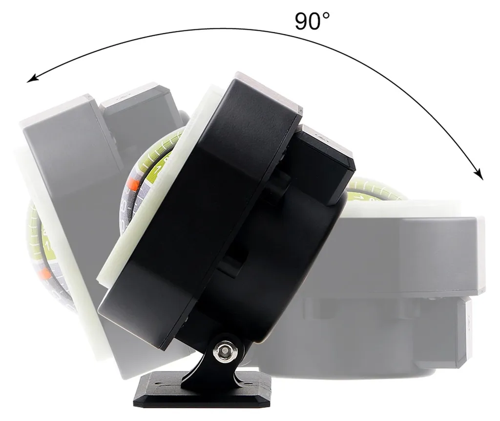 Inclinomètre de bord réglable à LED - Mesure d'angle haute performance - 16