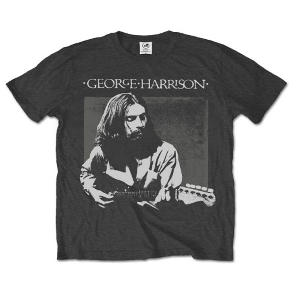 George Harrison Live Portrait Charcoal Grey M T-Shirt