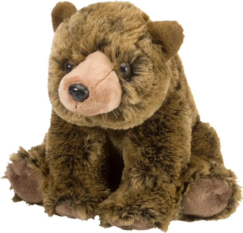 Peluche Ours Grizzli Wild Republic : Doudou Animal Sauvage pour Enfant