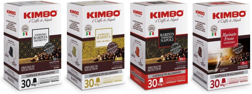 Kimbo Kit degustazione 120 capsule alluminio compatibili Immagine del prodotto 