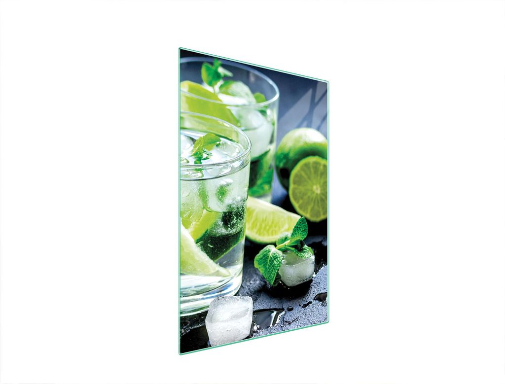 Glasschneidebrett 35x52 Limette