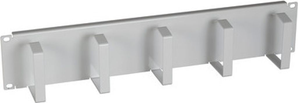 EFB-Elektronik 48,30cm (19") 2HE Kabelführungspanel, 5 Bügel, Stahl RAL7035 Hersteller: EFB Elektronik (699998N)