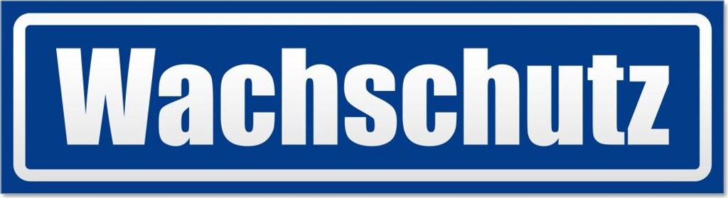 Wachschutz invertiert Magnetschild Schild magnetisch