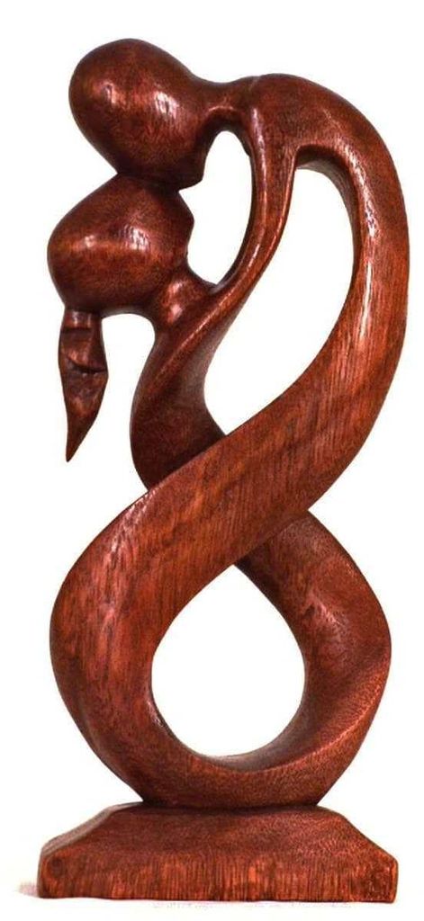Figurine en bois Abstrait Statue en bois Afrique Asie Image du produit 