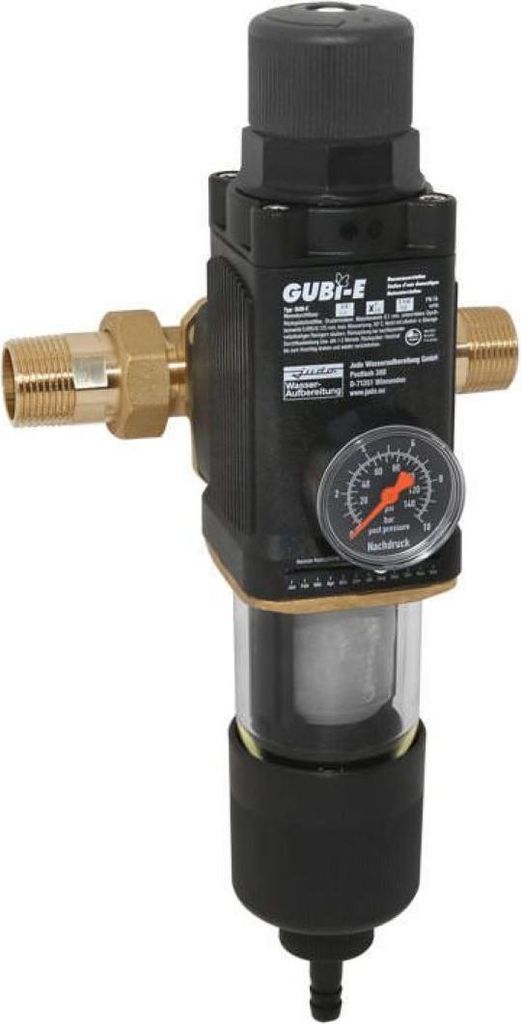 Judo GUBI-E 1" Rückspül-Schutzfilter mit Druckminderer Hauswasserstation Filter