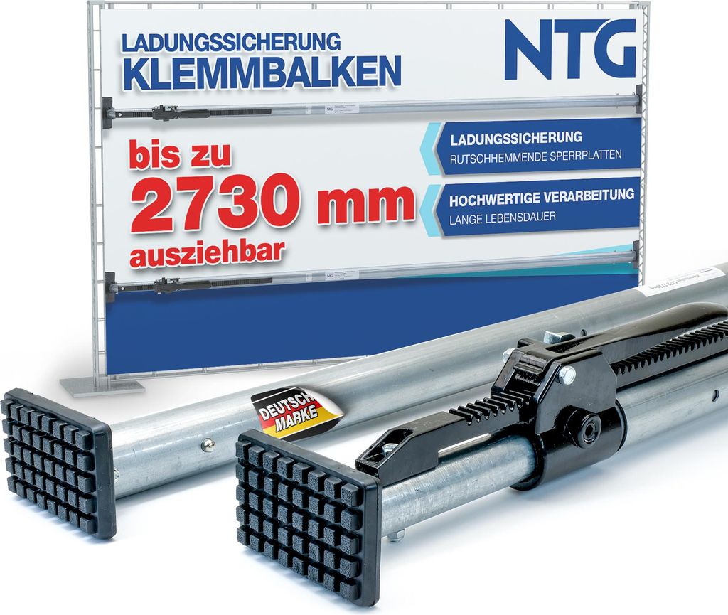 Klemmbalken verstellbar 1372 - 2730 mm