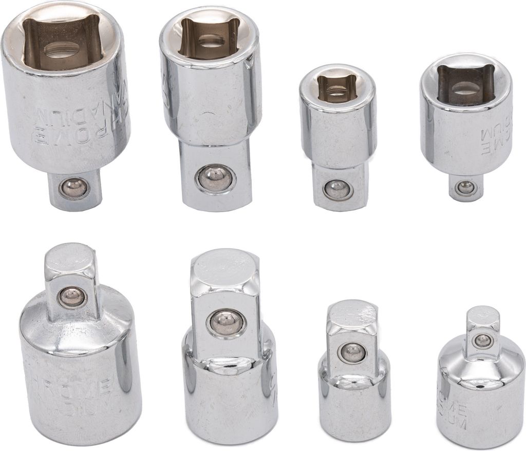 4x Steckschlüssel Adapter Nuss Knarre Aufsatz Ratsche Produktbild 