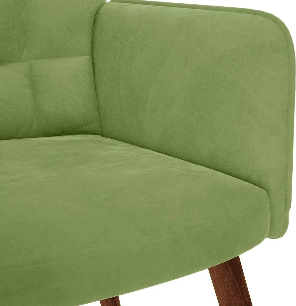Offerta Poltrona Relax velluto Verde vidaXL - Qualità e Prezzo - 5