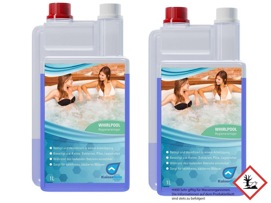 KaiserRein 2 x 1 L (2 L) Whirlpool Desinfektionsmittel für Produktbild 