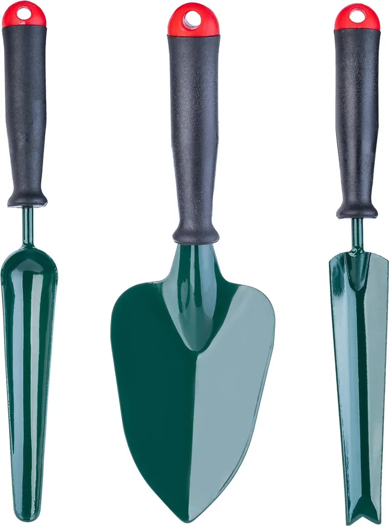 Set Utensili Giardino 3 in 1 - Paletta e Sarchiatore Anti-Flessione