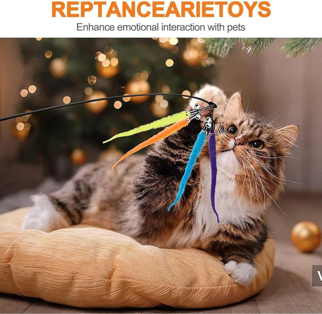 Jouets interactifs pour chats contre l'ennui, kit de 13 pièces - 7