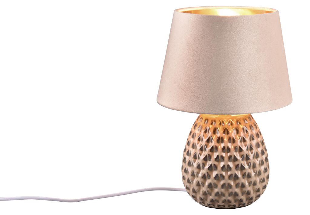 Trio - Tischlampe ARIANA - Beige - 24x24x35 cm Produktbild 