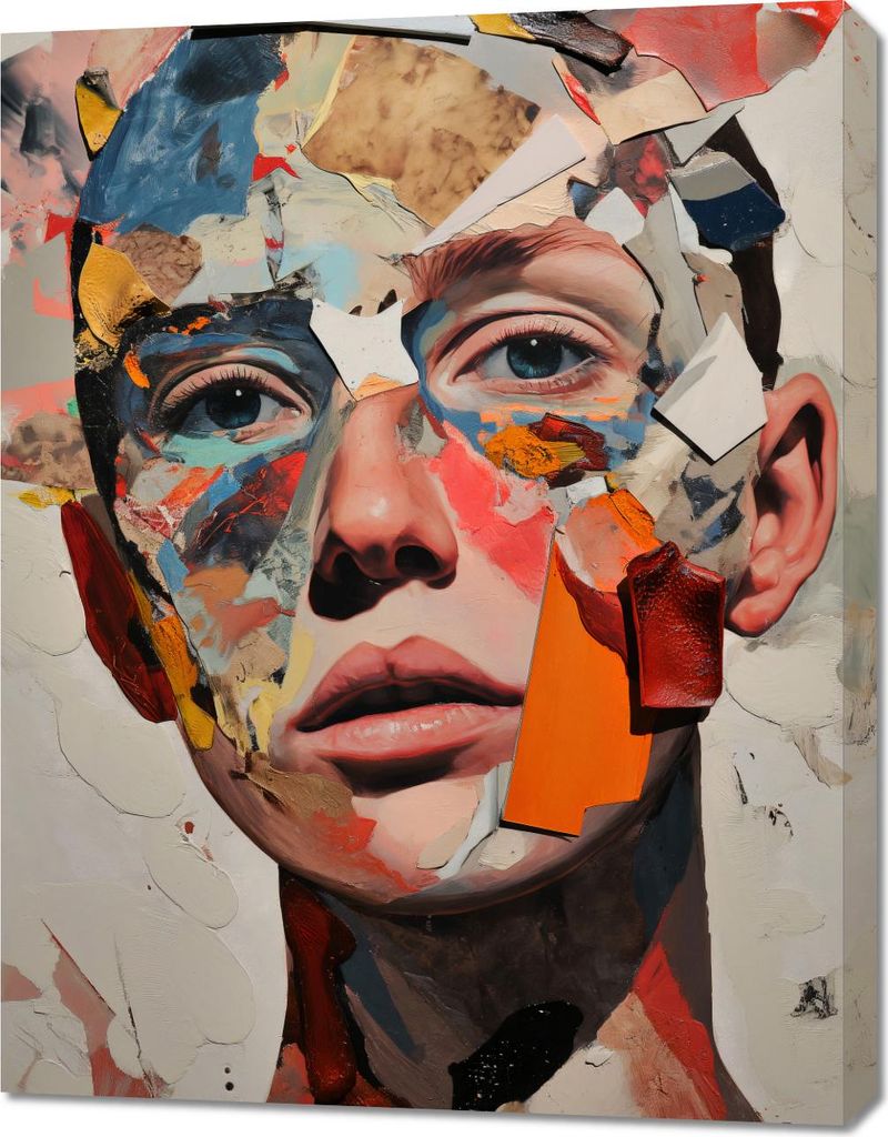 Bild 70x90cm Teilung des Selbst