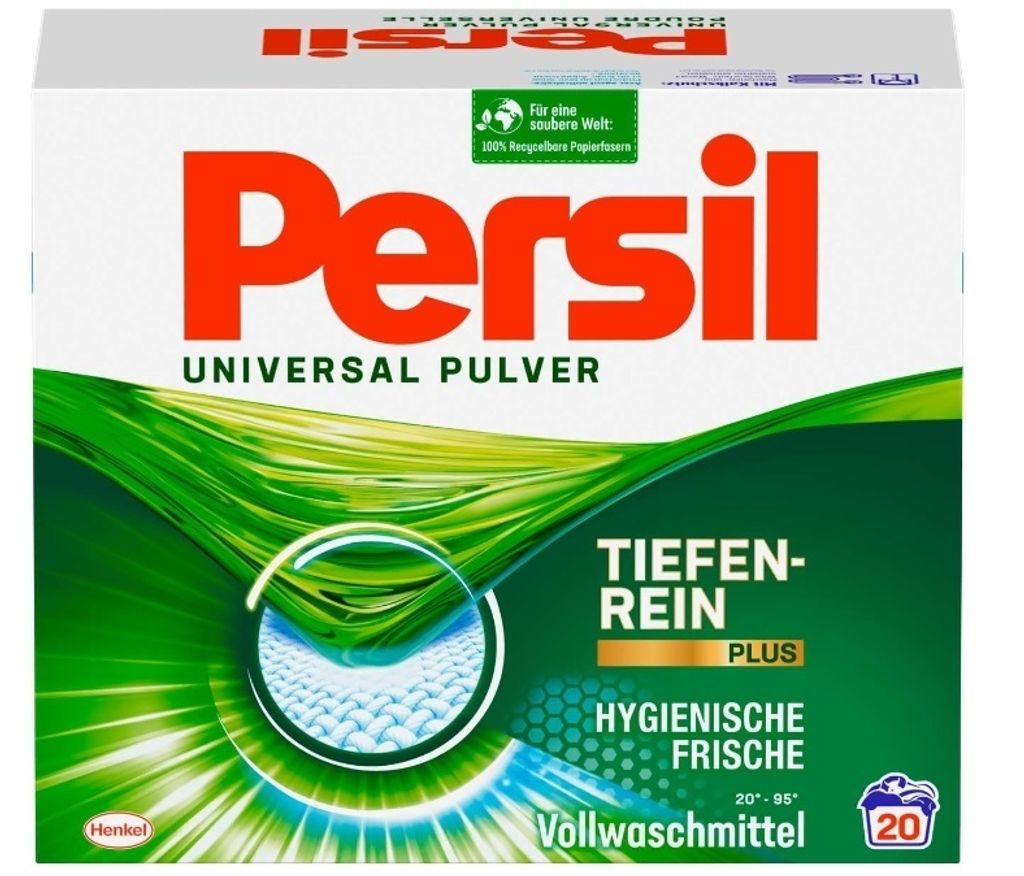 Persil Universal Waschmittel, Pulver für 20 Wäschen Produktbild 