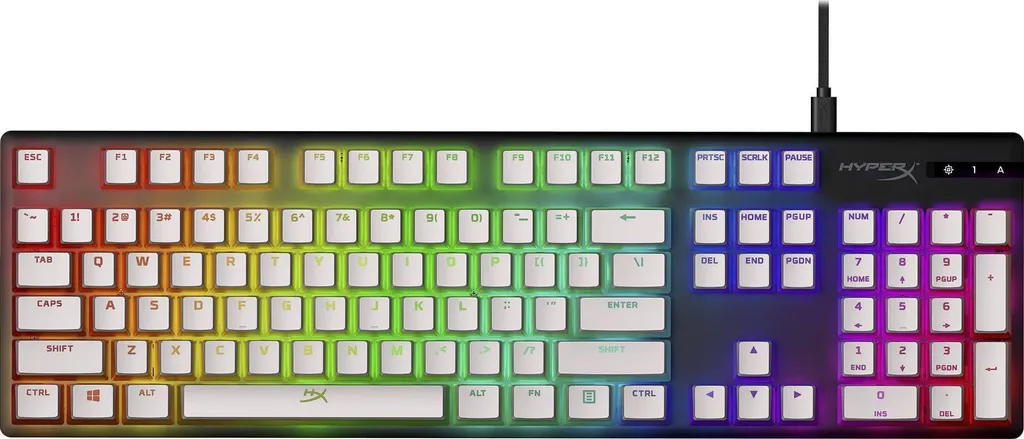 Touches PBT HyperX Pudding Blanc pour Customiser son Clavier Gamer