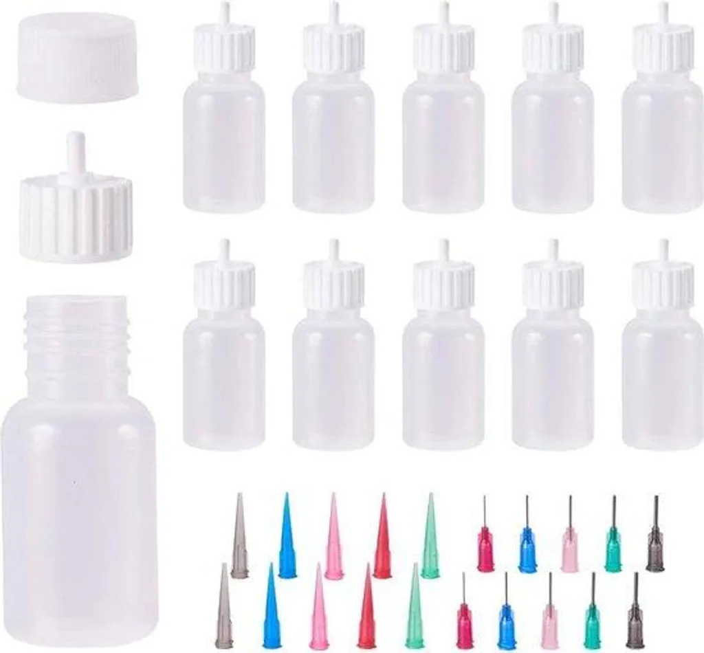 Kit applicateur colle de précision 10 pcs - Buses fines de bricolage