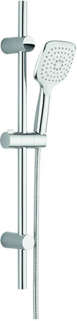 Design Brauseset mit Duschstange Chrom