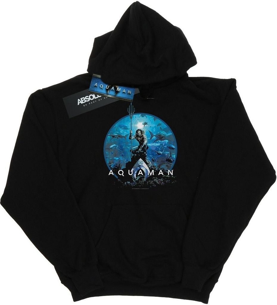 DC Comics - Kapuzenpullover für Herren BI3893 (4XL) (Schwarz)