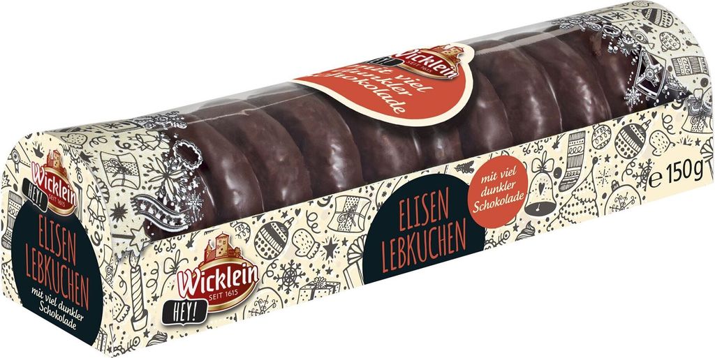 Wicklein Hey Mini Elisen piernikowa ciemna czekolada z Zdjęcie produktu 