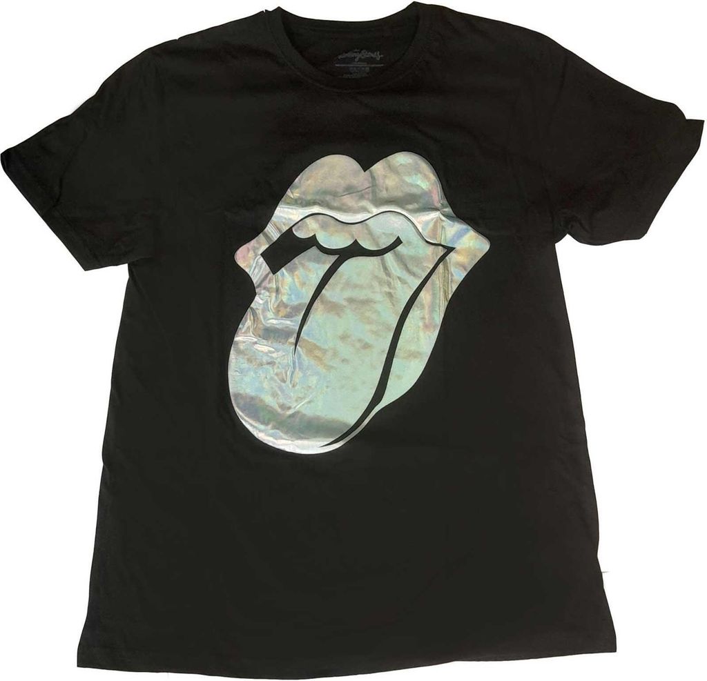 The Rolling Stones - T-Shirt Logo für Damen RO2362 (XXL) (Schwarz)
