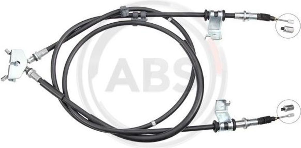 A.B.S. K18925 Seilzug, Handbremse OE 1513863 kompatibel mit Fiesta, B-Max