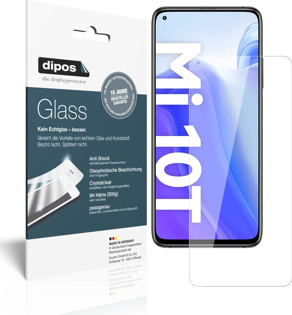 2x ochranná fólie pro Xiaomi Mi 10T Pro - Anti-Shock 9H Obrázek produktu 