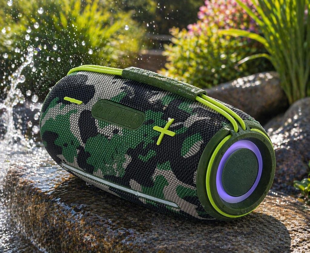 Bluetooth Outdoor Lautsprecher CamoBeat20 mit LED Produktbild 