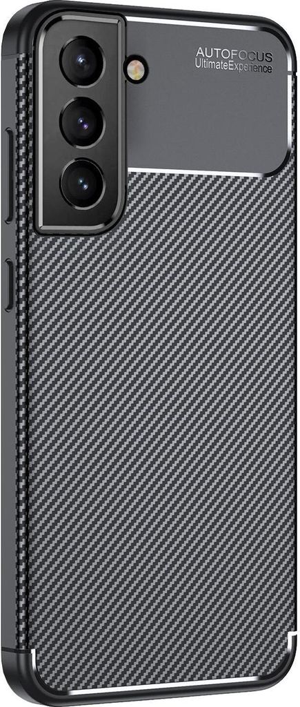 Handy Hülle für Samsung Galaxy S22 Carbon Look Cover Case Schutzhülle Farbe: Schwarz