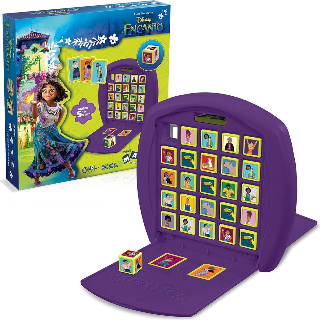 Top Trumps Match - Encanto Würfelspiel Kinderspiel Spiel Gesellschaftsspiel