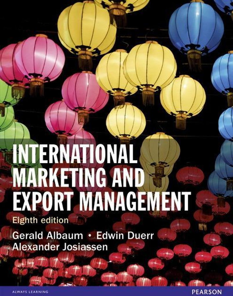 International Marketing and Export Management