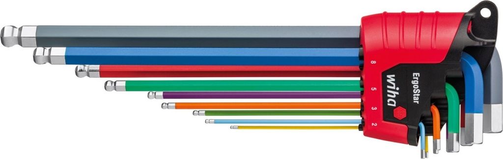 Sechskantwinkelschraubendrehersatz 369F 10-tlg.ErgoStar Produktbild