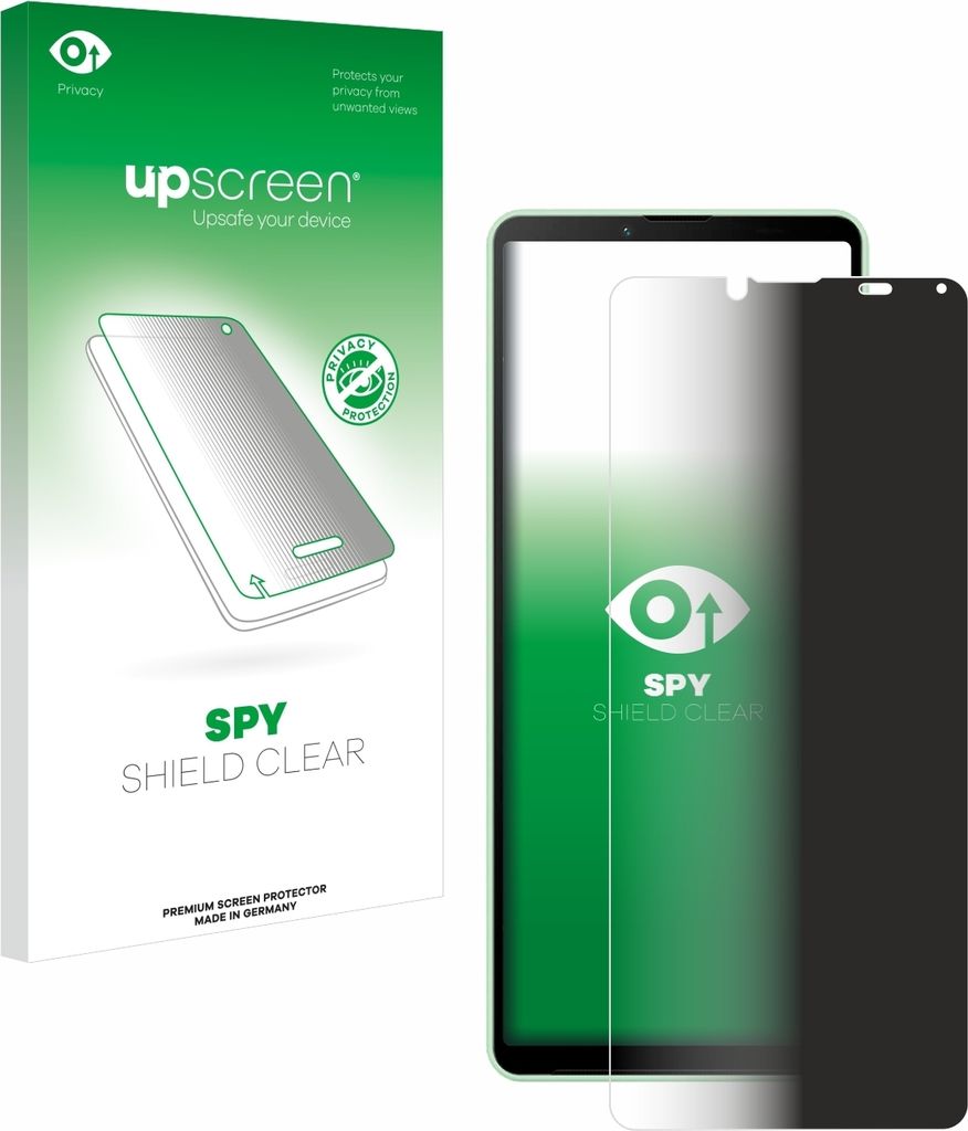 Für Sony Xperia 10 V Sichtschutzfolie Schutzfolie upscreen Anti-Spy Privacy Sichtschutz Blickschutz Display Schutz Folie Blaulichtfilter