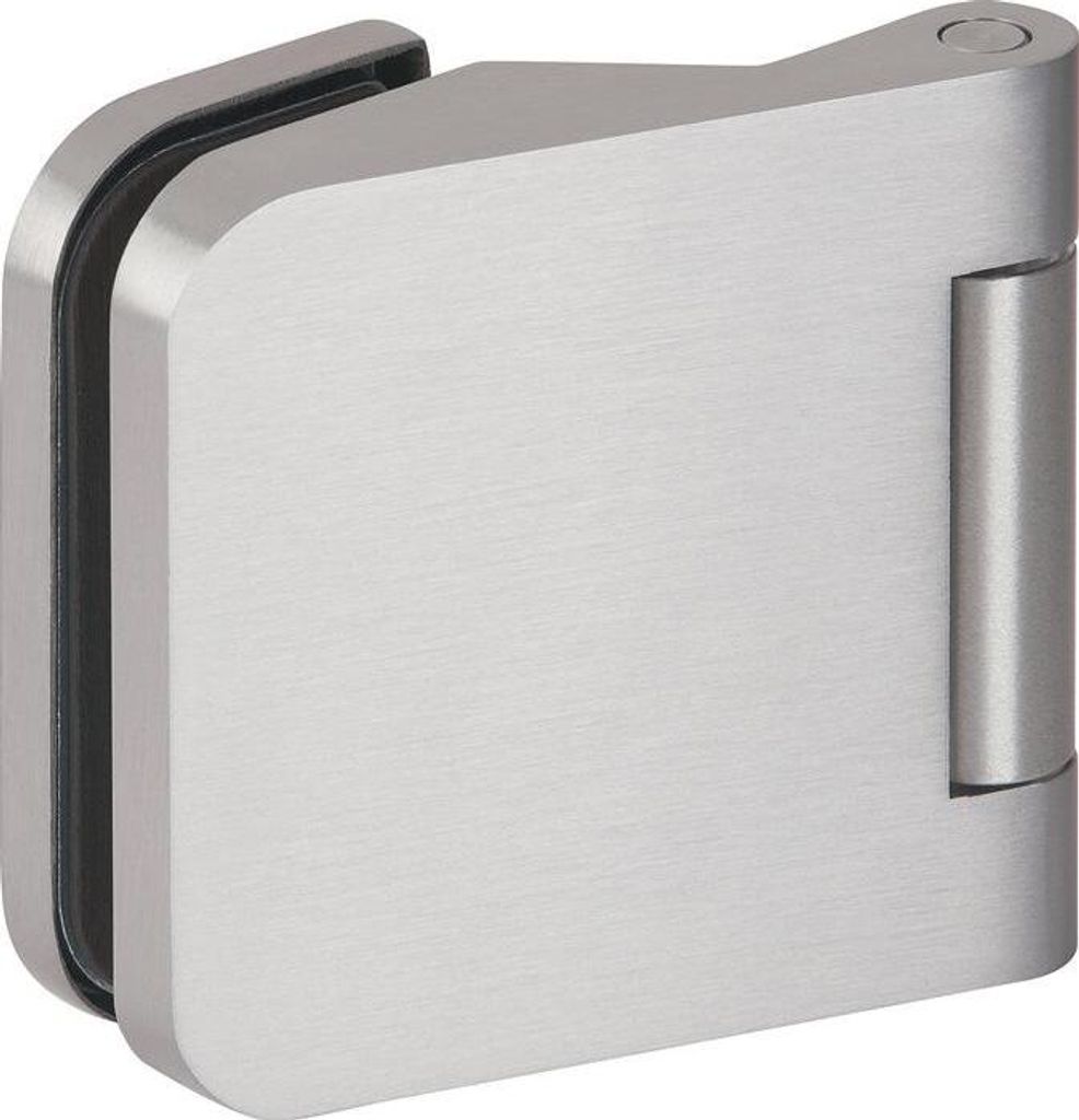 Glastürband 6325-20 LM Edelstahlfarbig rd f.3-teillig