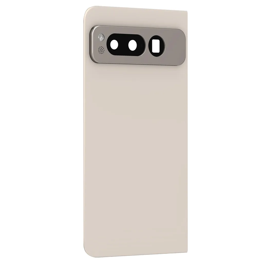 Solution Verre Arrière Brisé Google Pixel Fold Blanc - Remplacement Facile