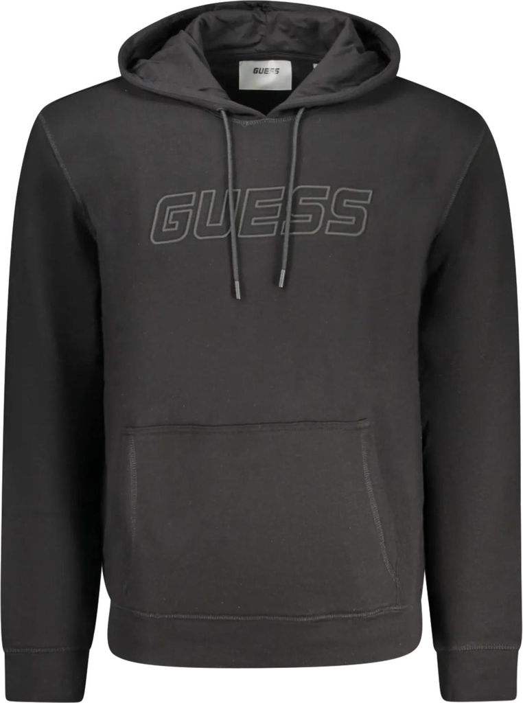 Kapuzensweatshirt mit Tasche GUESS JEANS Schwarz : Größe - L Größe: L