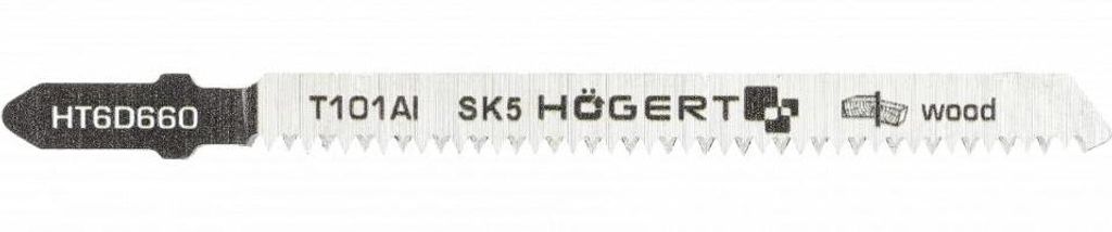 Högert Stichsägenblätter 100 mm für saubere gerade Schnitte, Stärke des geschnittenen Materials 3 - 60 mm, 2 Stk.
