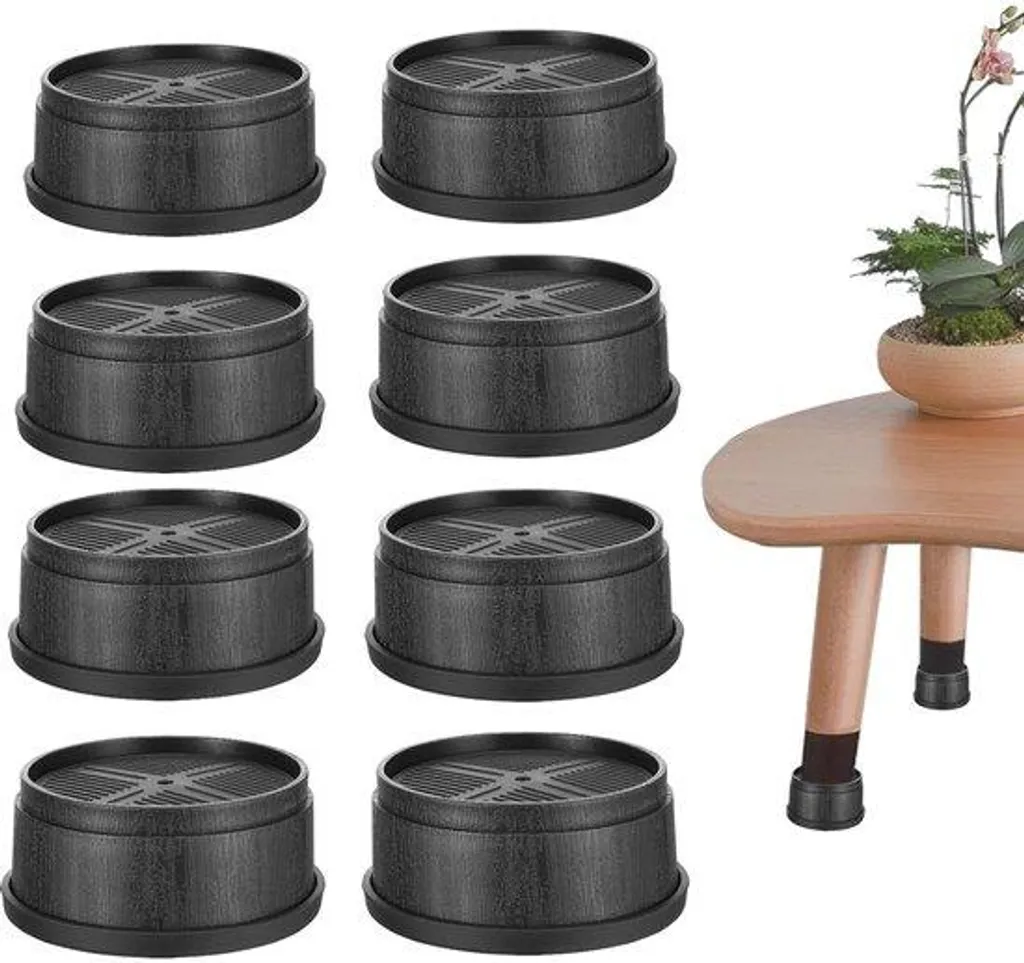 Cales de rehaussement robustes 8 pièces - Hauteur réglable multi-niveaux
