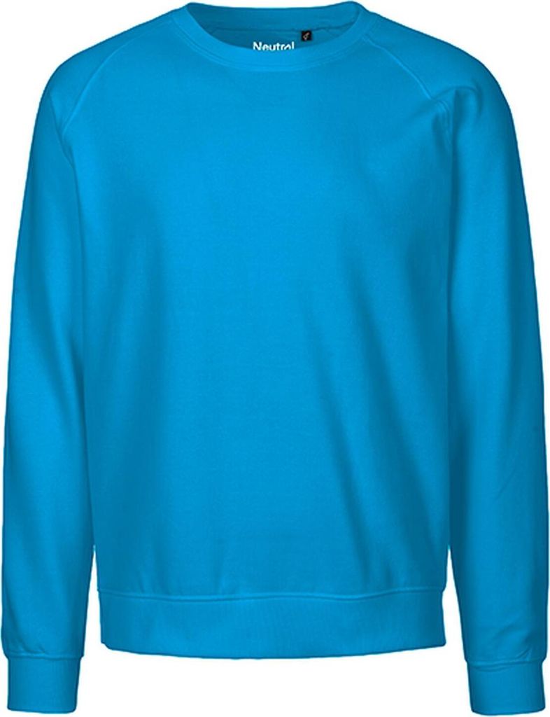 Neutral O63001 | Uni Sweatshirt / 100% Fairtrade-Baumwolle - Farbe: Sapphire - Größe: XL