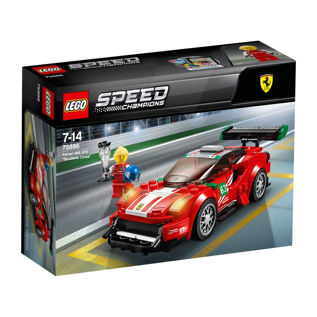 LEGO Speed Champions Ferrari 488 GT3 “Scuderia Corsa” 75886