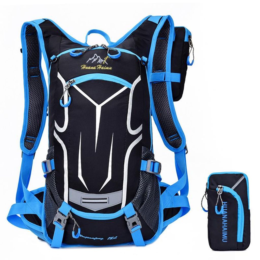 Sac à dos de vélo (bleu), 20L, imperméable, ultraléger. Sac Image du produit 