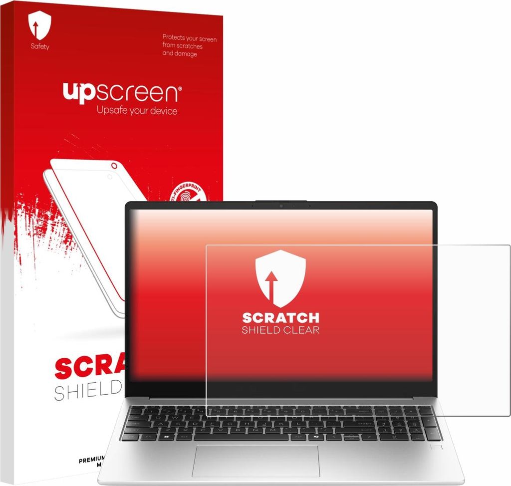 upscreen Schutzfolie für HP 255R G10 15.6" Displayschutz Displayschutzfolie Folie Klar Transparent