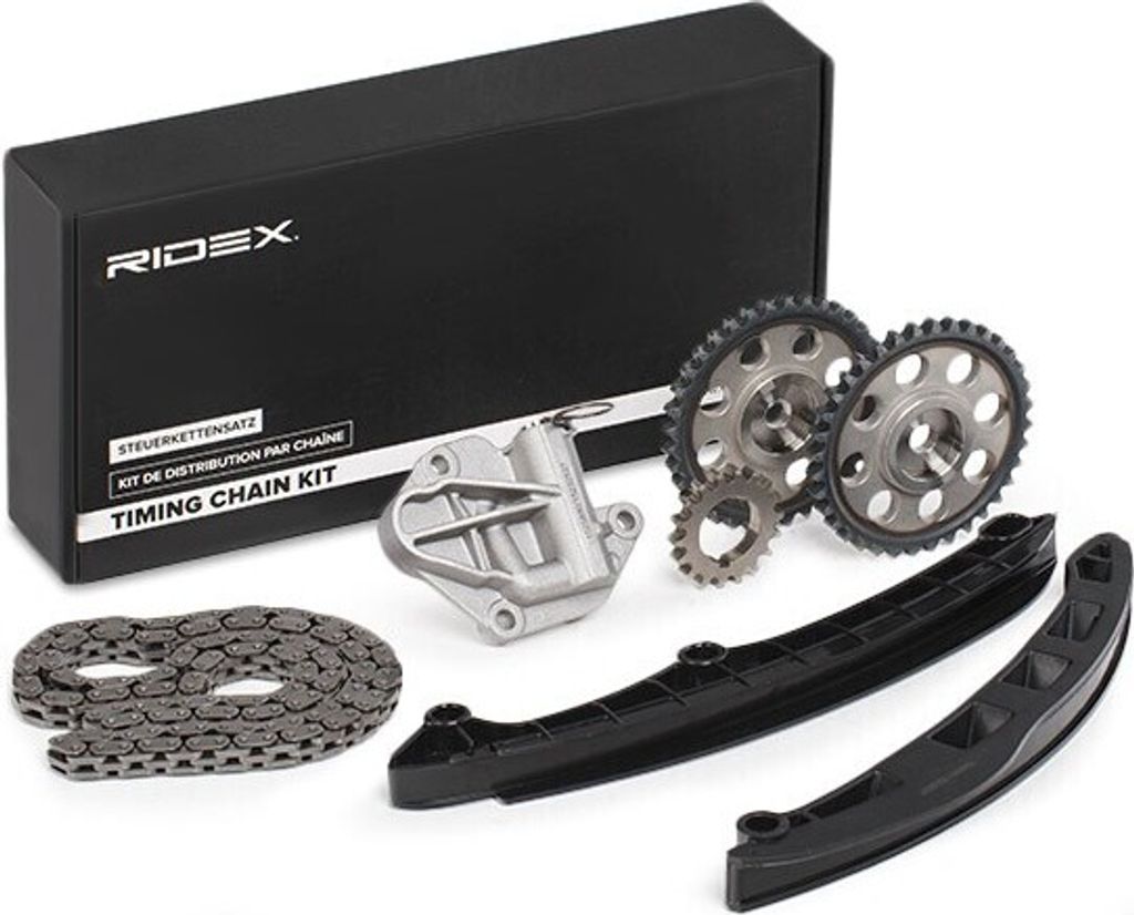 RIDEX 1389T0113 - OE 03C109158AS1 Steuerkettensatz für Cordoba (6L), Ibiza (6L), Ibiza (6J, 6P), Fabia II (54), Rapid (NH), Roomster (5J), Polo (6...