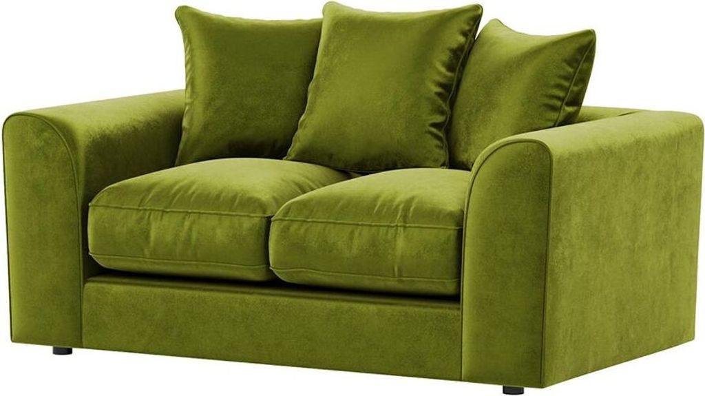 SLF24 - Zweisitzer-Sofa Dillon Velvet - olivgrün - Kronos 17