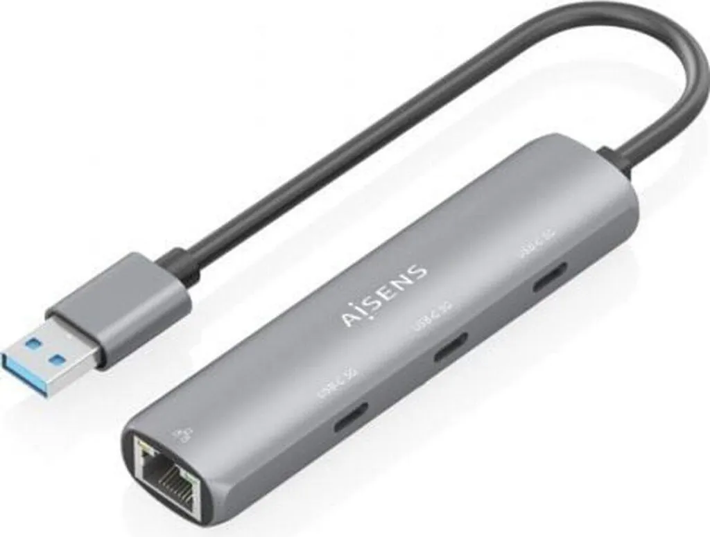 Adattatore Ethernet Gigabit AISENS USB 3.2 - Basso Ping per Gamer