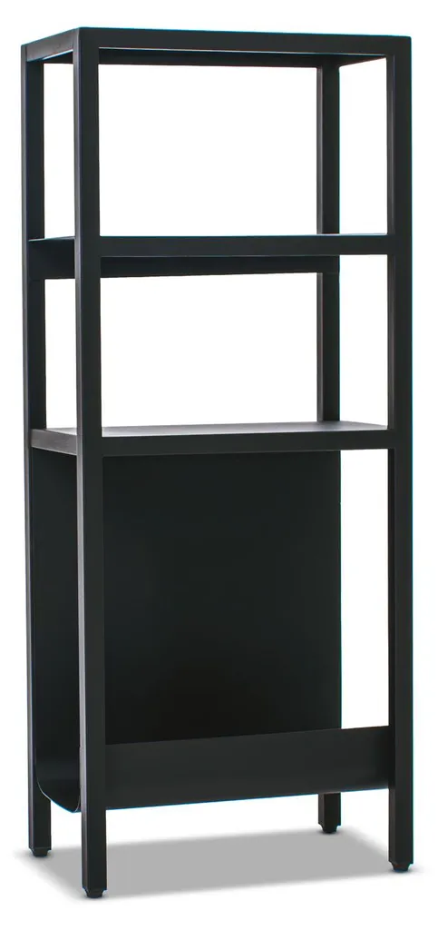 Meuble de rangement 4 étagères en métal Bandha - Bibliothèque étroite