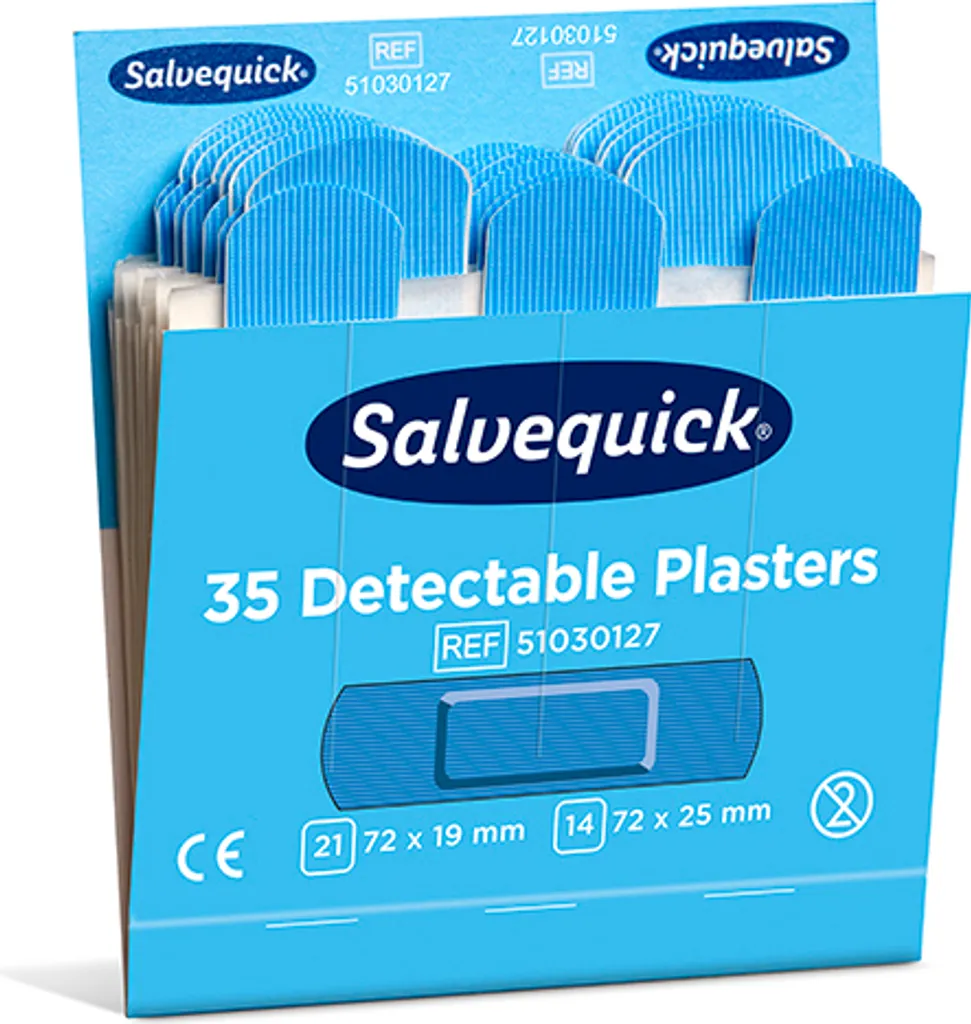 Pansements Bleus Salvequick 51030127 : Sécurité Alimentaire et Soin